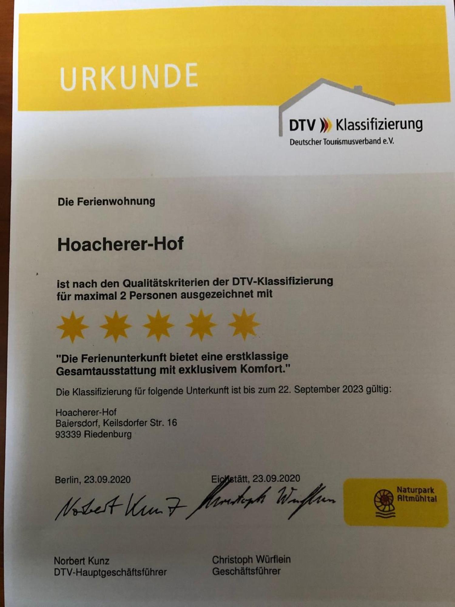 Ferienwohnung Hoacherer-Hof Riedenburg Εξωτερικό φωτογραφία